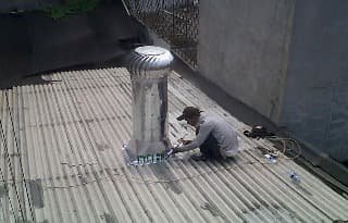 Pemasangan Turboair Turbine Ventilator proyek 13